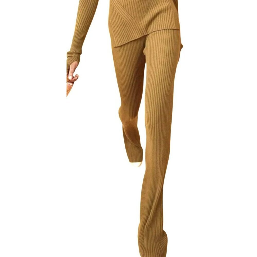 Ulla Johnson Rochelle Merino Wool & Cashmere Knit Pull On Pants Medium $495 NEW